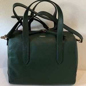 FOSSIL Sydney Satchel- Pine Green